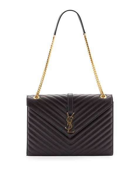 vintage ysl envelope bag|YSL monogram envelope bag.